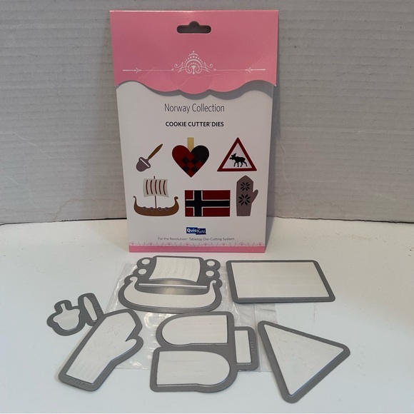Quickutz 6-pc cookie cutter dies - NORWAY Collection - Picture 2 of 3
